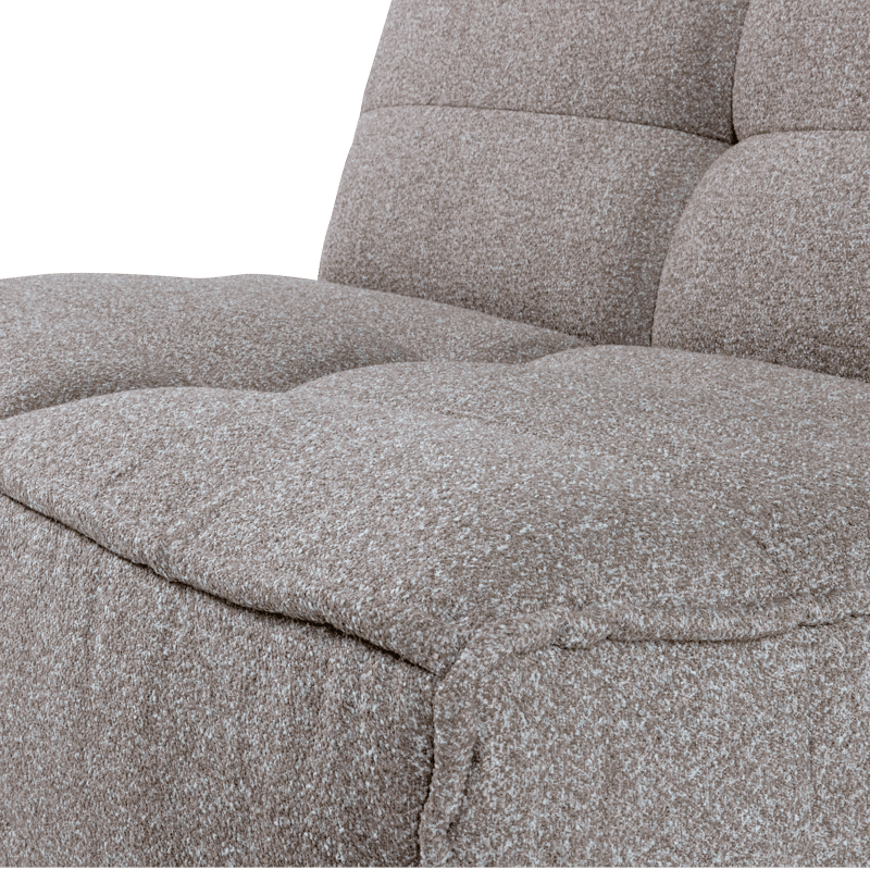 1-personers modul Cluster 105 cm - Varmgrå - Møbler - Sofaer - Modulsofaer - Midtermodul