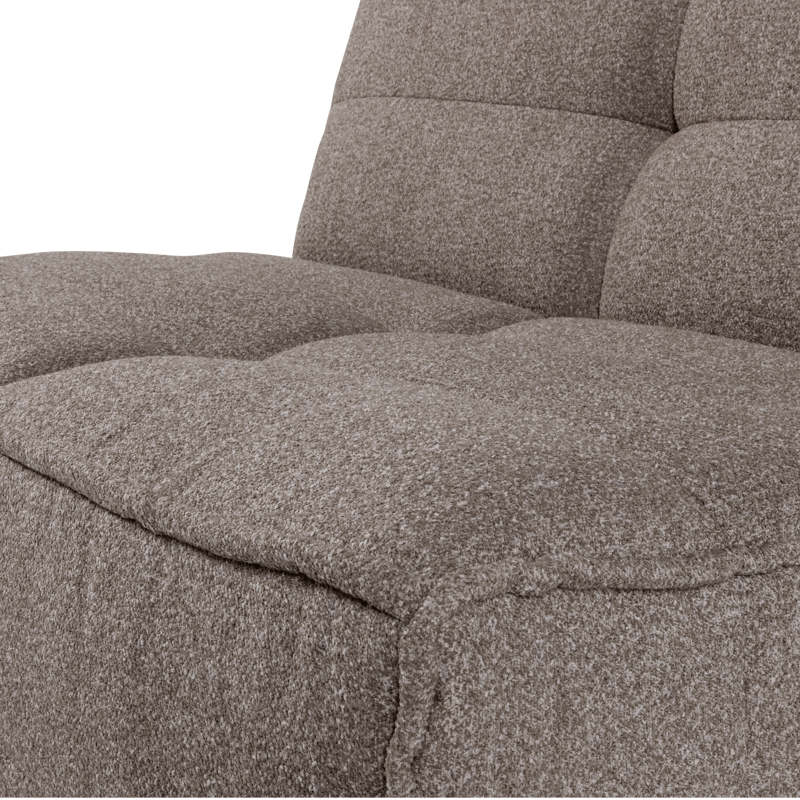 1-personers modul Cluster 105 cm - Mellembrun - Møbler - Sofaer - Modulsofaer - Midtermodul