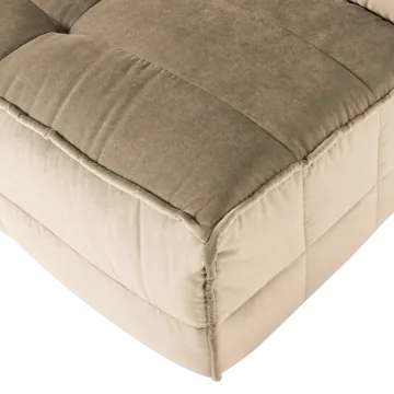 1-personers modul Cluster 105 cm - Beige - Møbler - Sofaer - Modulsofaer - Midtermodul