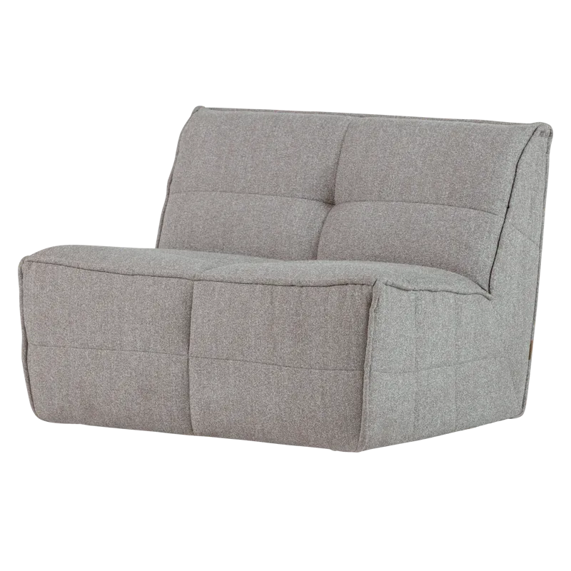 1-personers modul Cluster 105 cm, Varmgrå