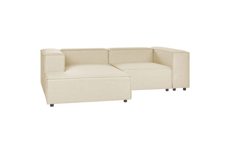 2-sits Hörnsoffa Beliani Aprica Högervänd Left-faced - Møbler - Sofaer - Modulsofaer - Komplet modulsofa