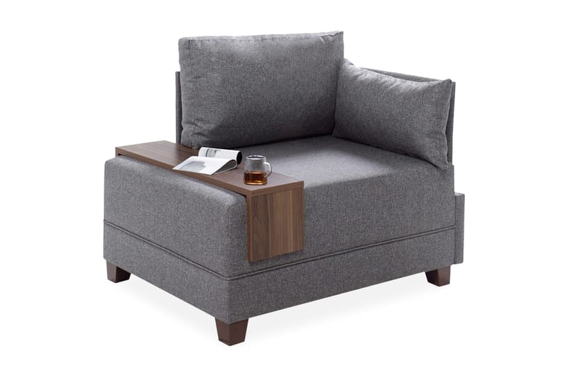 Algeria lænestol Højre, Grå