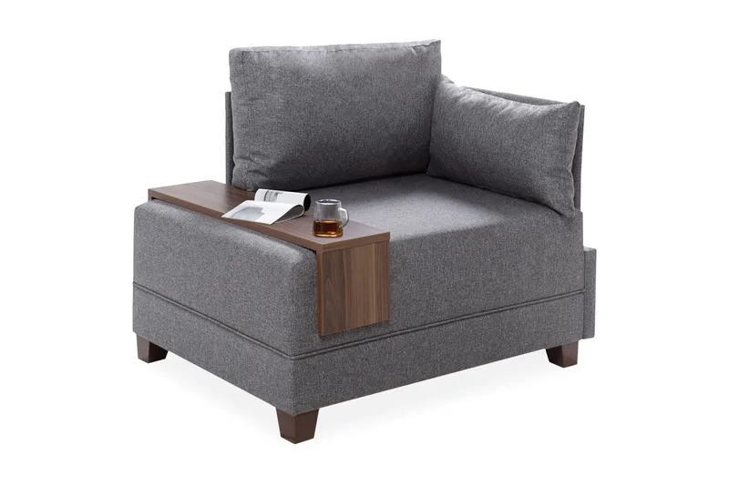 Algeria lænestol Højre, Grå