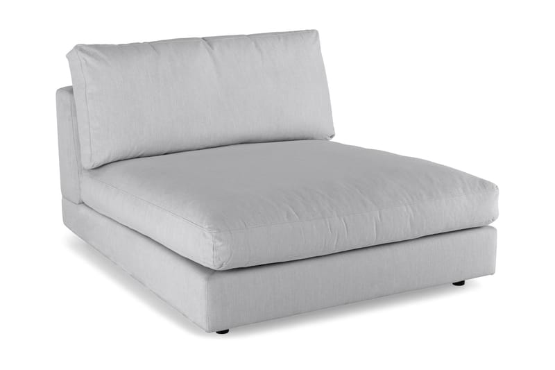 Arken 1-personers Divanmodul i Stof - Grå - Møbler - Sofaer - Modulsofaer - Andre moduler til modulsofa