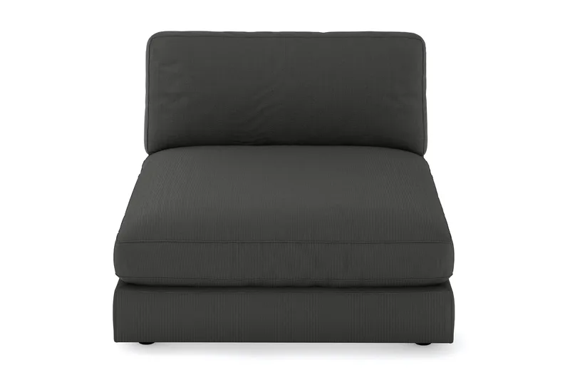 Arken 1-personers Divanmodul i Manchester - Mørkegrå - Møbler - Sofaer - Modulsofaer - Andre moduler til modulsofa