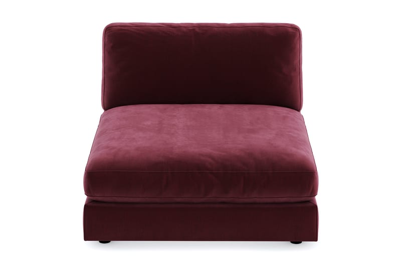 Arken 1-personers Divanmodul i Fløjl - Lilla - Møbler - Sofaer - Modulsofaer - Andre moduler til modulsofa