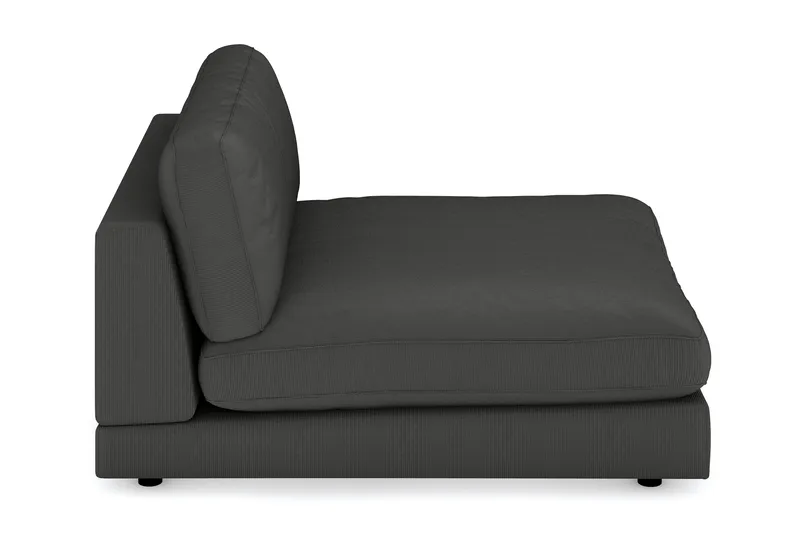 Arken 1-personers Divanmodul i Manchester - Mørkegrå - Møbler - Sofaer - Modulsofaer - Andre moduler til modulsofa