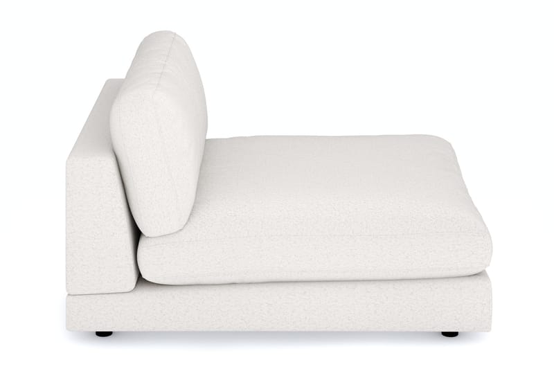 Arken 1-personers Divanmodul i Bouclé - Hvid - Møbler - Sofaer - Modulsofaer - Andre moduler til modulsofa