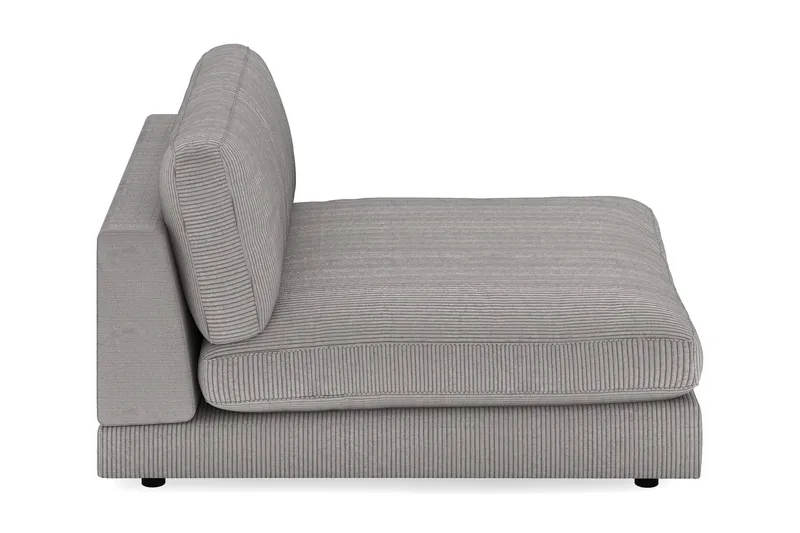 Arken 1-personers Divanmodul i Manchester - Mørkegrå - Møbler - Sofaer - Modulsofaer - Andre moduler til modulsofa