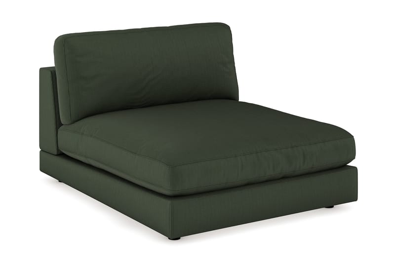 Arken 1-personers Divanmodul i Manchester, Mørkegrøn