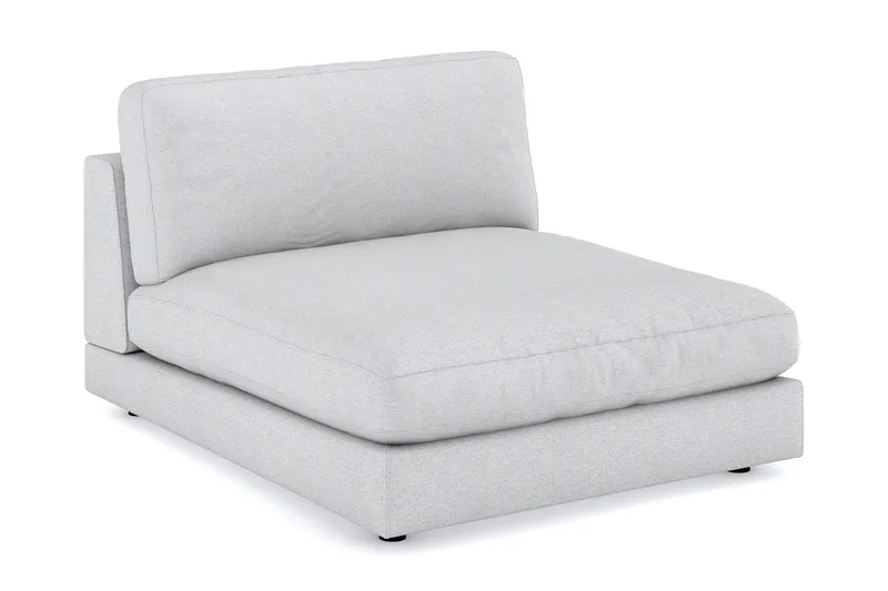 Arken 1-personers Divanmodul i Stof, Lysegrå