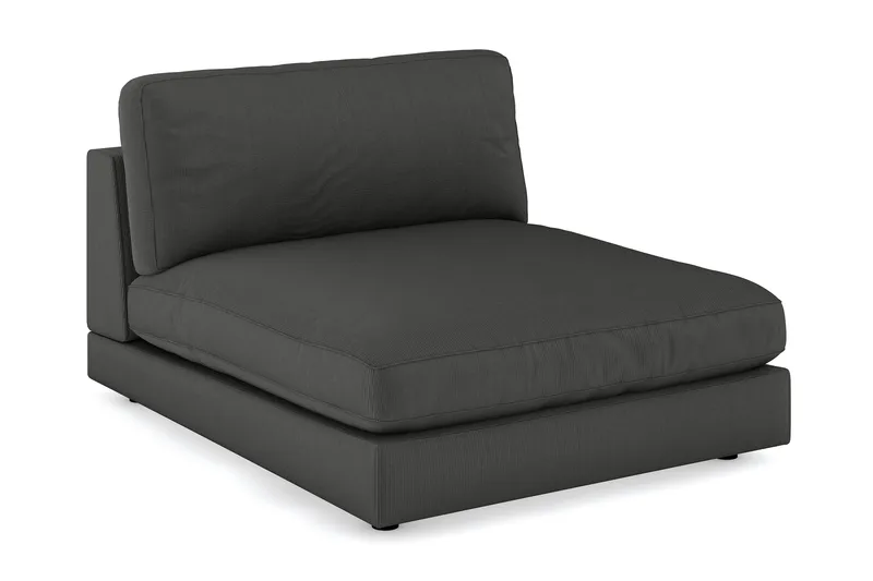 Arken 1-personers Divanmodul i Manchester, Mørkegrå