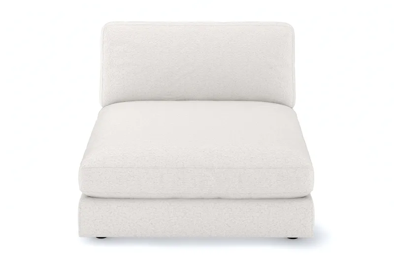 Arken 1-personers Divanmodul i Bouclé - Hvid - Møbler - Sofaer - Modulsofaer - Andre moduler til modulsofa