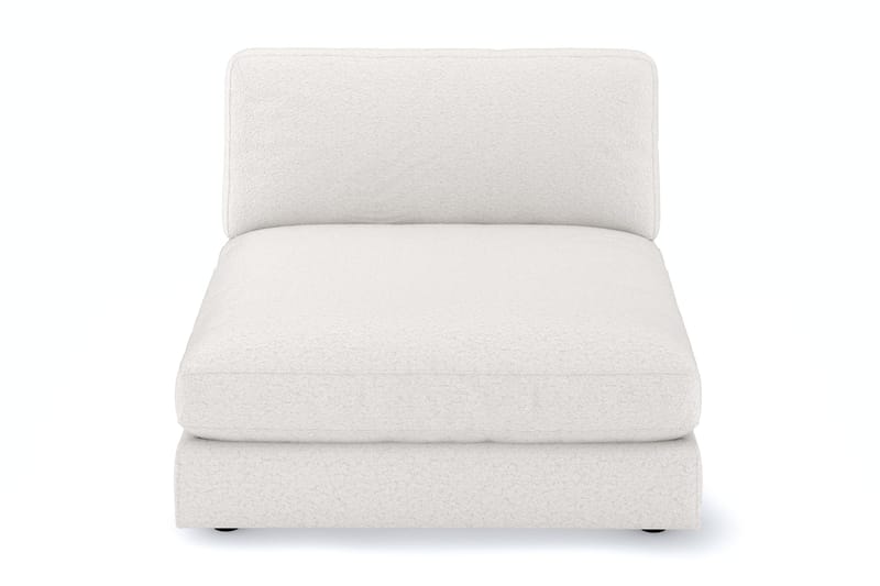 Arken 1-personers Divanmodul i Bouclé - Hvid - Møbler - Sofaer - Modulsofaer - Andre moduler til modulsofa