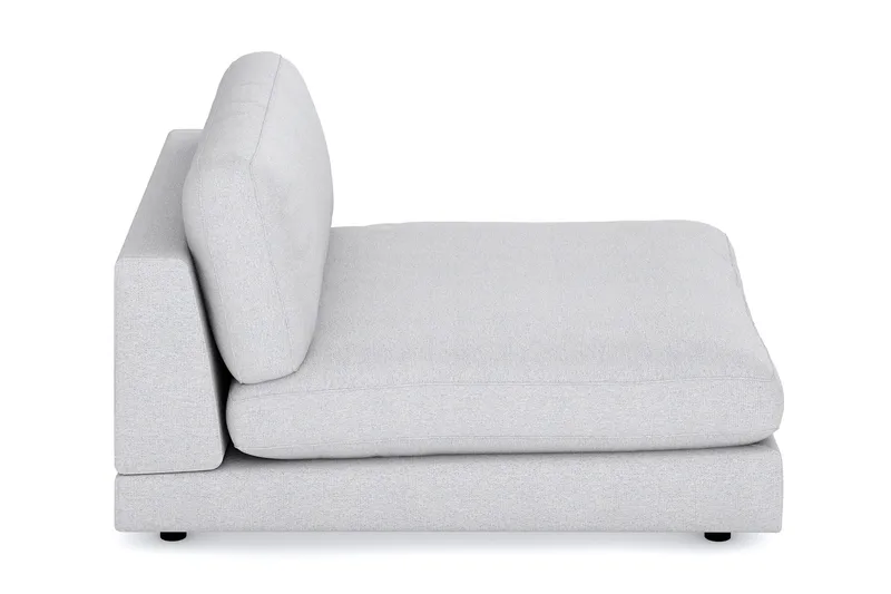 Arken 1-personers Divanmodul i Stof - Lysegrå - Møbler - Sofaer - Modulsofaer - Andre moduler til modulsofa