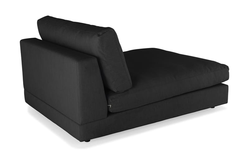 Arken 2-personers Chaiselongmodul i Stof - Sort - Møbler - Sofaer - Modulsofaer - Andre moduler til modulsofa
