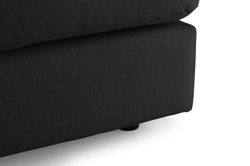 Arken 2-personers Chaiselongmodul i Stof - Sort - Møbler - Sofaer - Modulsofaer - Andre moduler til modulsofa