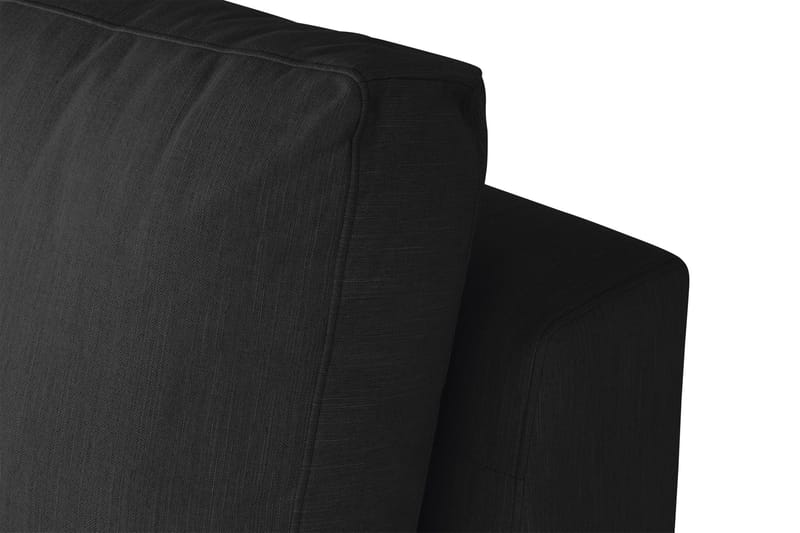 Arken 2-personers Chaiselongmodul i Stof - Sort - Møbler - Sofaer - Modulsofaer - Andre moduler til modulsofa