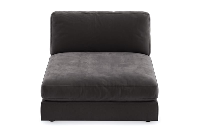 Arken Chaiselong Velour - Mørkegrå - Møbler - Sofaer - Modulsofaer - Andre moduler til modulsofa
