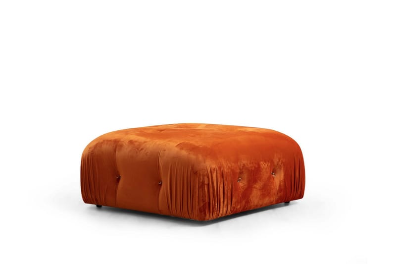 Belgin Fodskammelmodul 95 cm - Orange - Møbler - Sofaer - Modulsofaer - Andre moduler til modulsofa