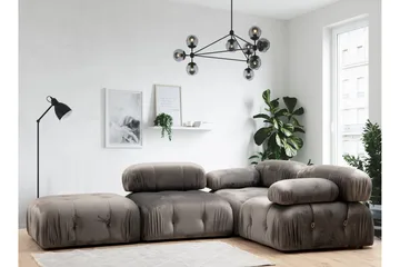 Belgin Højremodul 95 cm - Grå - Møbler - Sofaer - Modulsofaer - Andre moduler til modulsofa