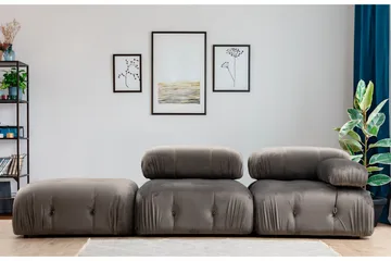 Belgin Højremodul 95 cm - Grå - Møbler - Sofaer - Modulsofaer - Andre moduler til modulsofa