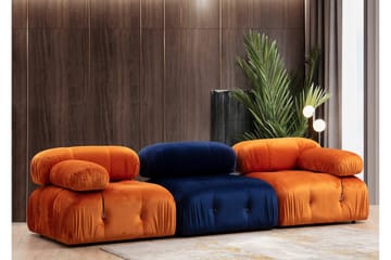 Belgin Højremodul 95 cm - Orange - Møbler - Sofaer - Modulsofaer - Andre moduler til modulsofa
