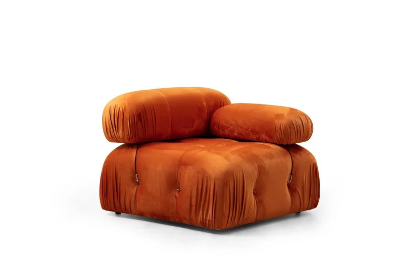Belgin H øjremodul 95 cm - Orange - Møbler - Sofaer - Modulsofaer - Andre moduler til modulsofa