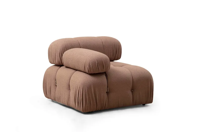 Belgin Venstremodul 95 cm - Brun - Møbler - Sofaer - Modulsofaer - Andre moduler til modulsofa