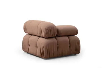 Belgin Venstremodul 95 cm - Brun - Møbler - Sofaer - Modulsofaer - Andre moduler til modulsofa