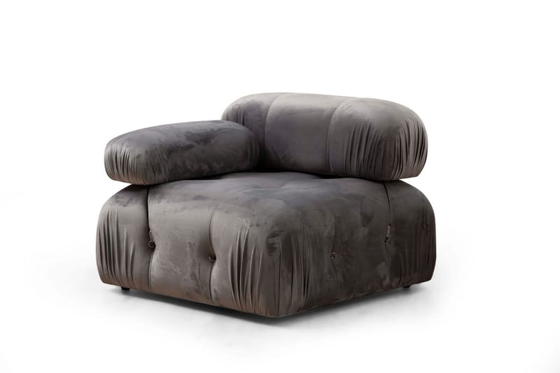 Belgin Venstremodul 95 cm - Grå - Møbler - Sofaer - Modulsofaer - Andre moduler til modulsofa