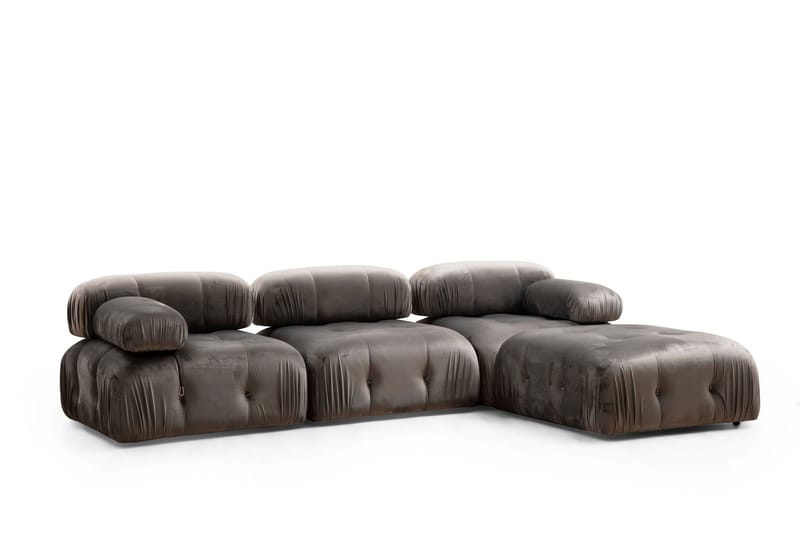 Belgin Venstremodul 95 cm - Grå - Møbler - Sofaer - Modulsofaer - Andre moduler til modulsofa
