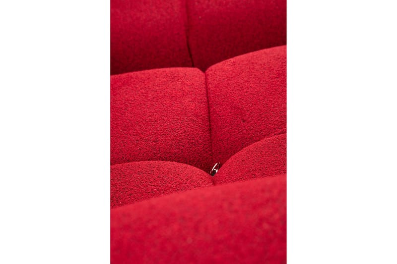 Belgin Venstremodul 95 cm - Rød - Møbler - Sofaer - Modulsofaer - Andre moduler til modulsofa