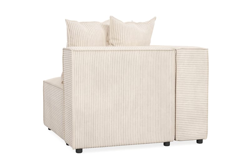 Cubo 1-personers Venstremodul i Manchester 108 cm bred - Beige - Møbler - Sofaer - Modulsofaer - Andre moduler til modulsofa