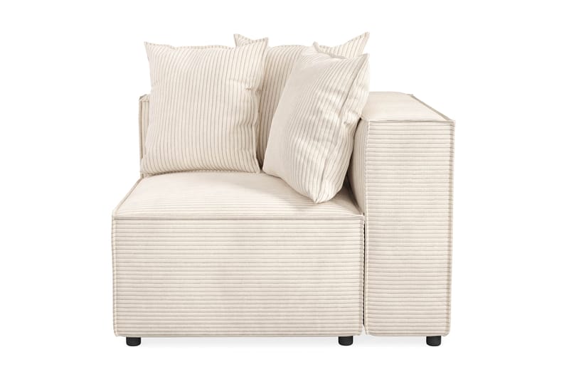 Cubo 1-personers Højremodul i Manchester 108 cm bred - Beige - Møbler - Sofaer - Modulsofaer - Andre moduler til modulsofa
