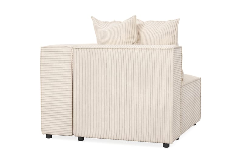 Cubo 1-personers Højremodul i Manchester 108 cm bred - Beige - Møbler - Sofaer - Modulsofaer - Andre moduler til modulsofa