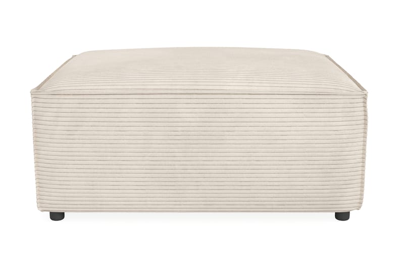 Cubo 1-personers Rektangulær Fodskammelmodul i Manchester 80 cm bred - Beige - Møbler - Sofaer - Modulsofaer - Andre moduler til modulsofa