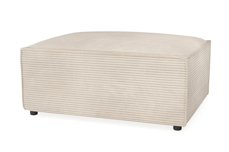 Cubo 1-personers Rektangulær Fodskammelmodul i Manchester 80 cm bred - Beige - Møbler - Sofaer - Modulsofaer - Andre moduler til modulsofa