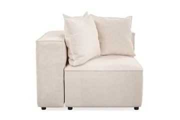 Cubo 1-personers Højremodul i Stof 108 cm bred - Beige - Møbler - Sofaer - Modulsofaer - Andre moduler til modulsofa