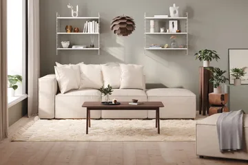 Cubo 1-personers Venstremodul i Stof 108 cm bred - Beige - Møbler - Sofaer - Modulsofaer - Andre moduler til modulsofa