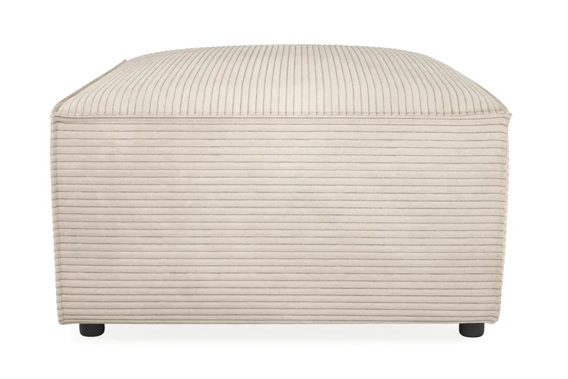 Cubo 1-personers Rektangulær Fodskammelmodul i Manchester 80 cm bred - Beige - Møbler - Sofaer - Modulsofaer - Andre moduler til modulsofa