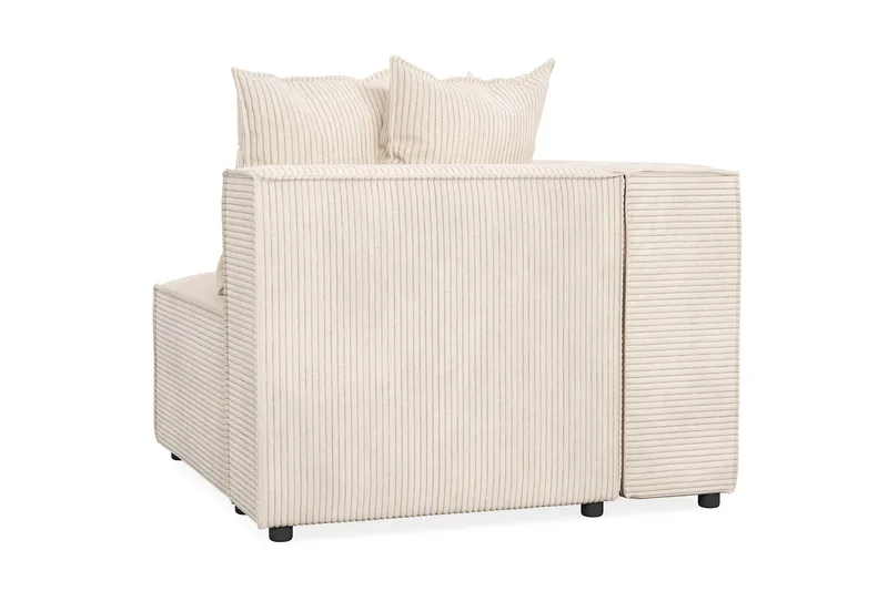 Cubo 1-personers Venstremodul i Manchester 108 cm bred - Beige - Møbler - Sofaer - Modulsofaer - Andre moduler til modulsofa