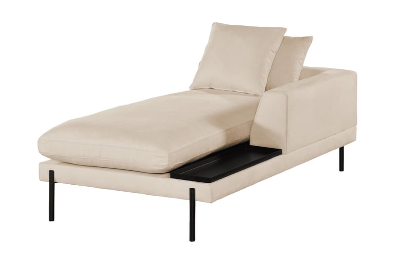 Karridale Chaiselongmodul 92,5 cm Højre - Beige - Andre moduler til modulsofa