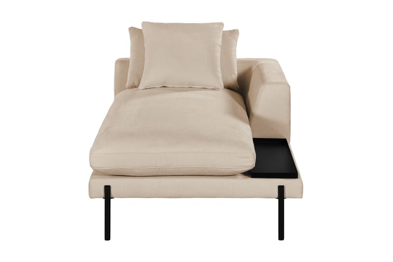 Karridale Chaiselongmodul 92,5 cm Højre - Beige - Møbler - Sofaer - Modulsofaer - Andre moduler til modulsofa