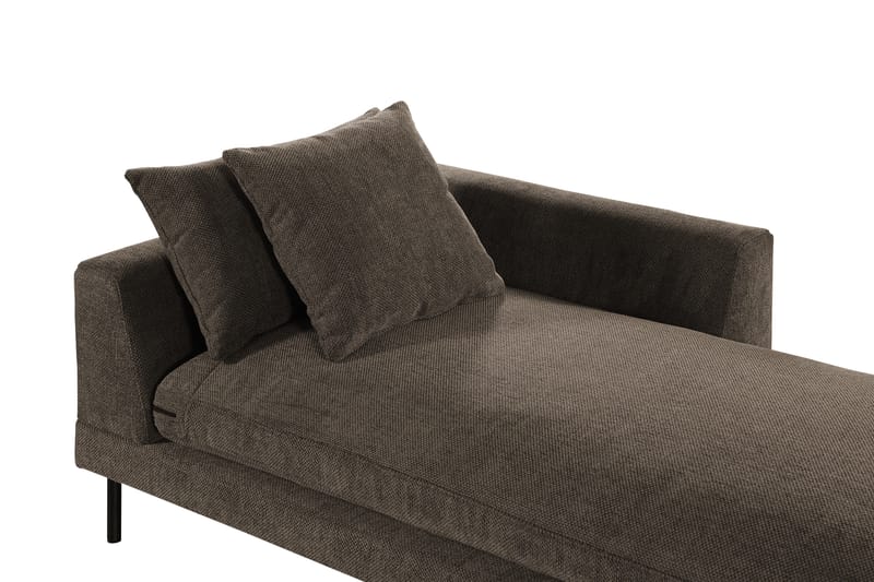 Karridale Chaiselongmodul 92,5 cm Højre - Brun - Møbler - Sofaer - Modulsofaer - Andre moduler til modulsofa
