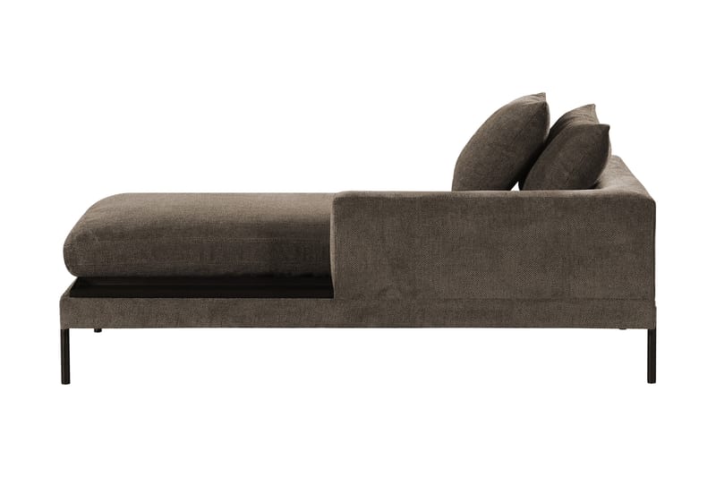 Karridale Chaiselongmodul 92,5 cm Højre - Brun - Møbler - Sofaer - Modulsofaer - Andre moduler til modulsofa
