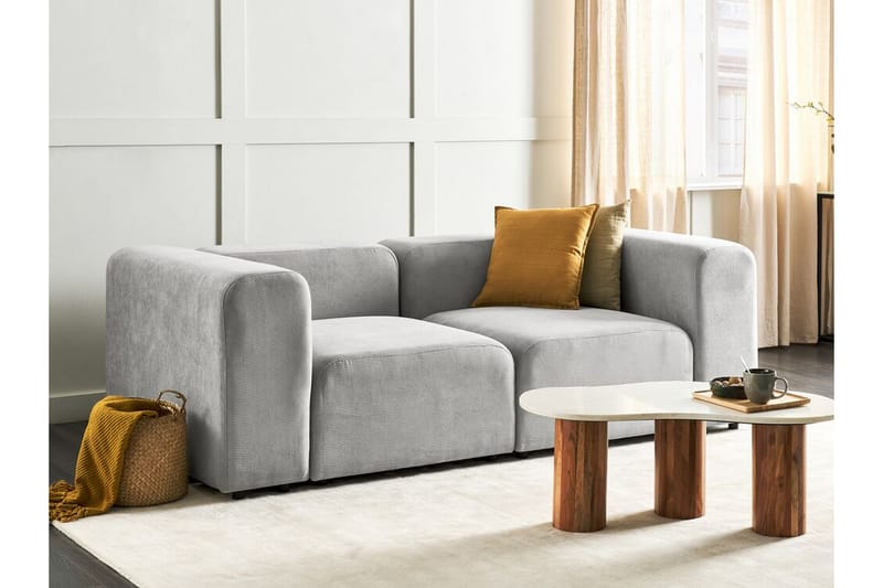 Brenden Modulsofa 2-personers - Grå - Møbler - Sofaer - Modulsofaer - Komplet modulsofa