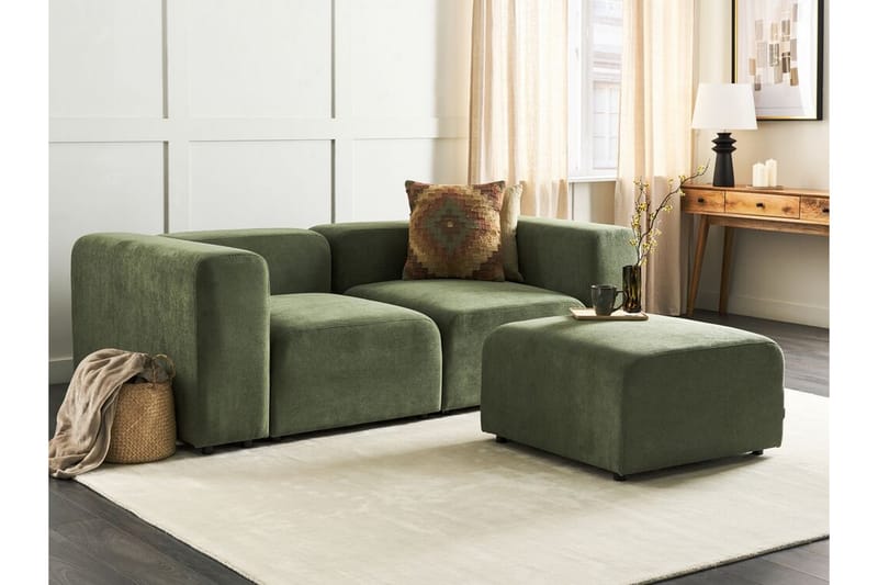 Brenden Modulsofa 2-personers - Grøn - Møbler - Sofaer - Modulsofaer - Komplet modulsofa