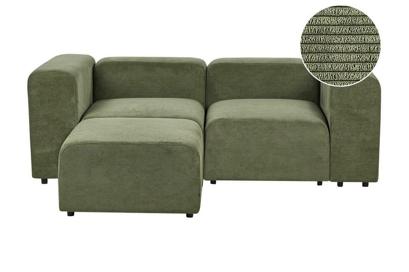 Brenden Modulsofa 2-personers - Grøn - Møbler - Sofaer - Modulsofaer - Komplet modulsofa