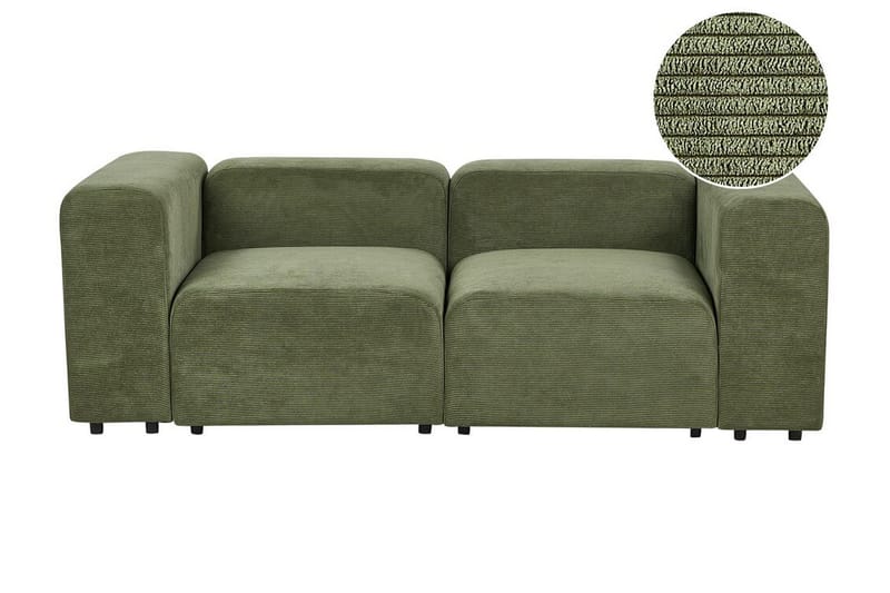 Brenden Modulsofa 2-personers - Grøn - Møbler - Sofaer - Modulsofaer - Komplet modulsofa